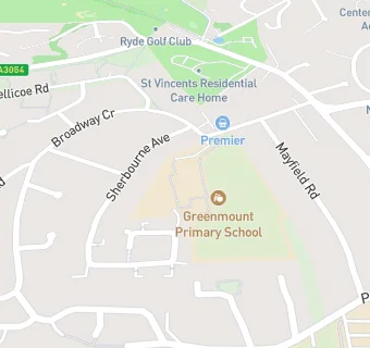 map for Greenmount Primary School