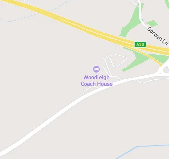 map for Woodleigh Coach House