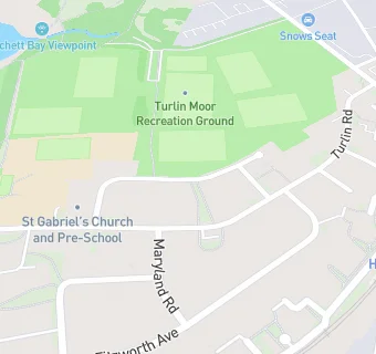 map for St Gabriel's Church aka St Gabriels Lunch Club