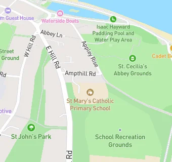 map for St Mary's Preschool