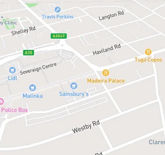 map for Sainsbury's Staff vending machine