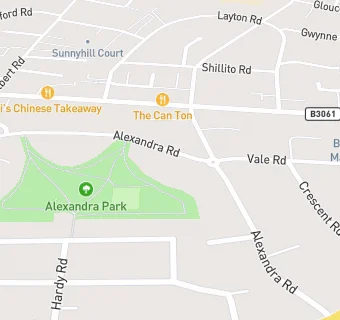 map for Alexandra House