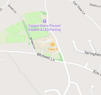 map for Colyton Grammar School