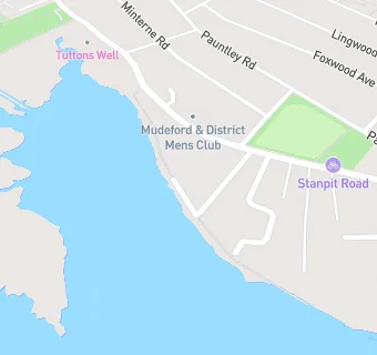 map for Mudeford Dailing Club