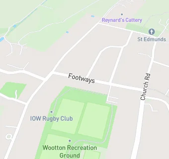 map for IOW Rugby Football Club