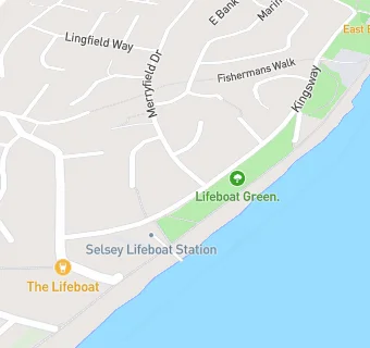 map for Selsey Lifeboat Shop