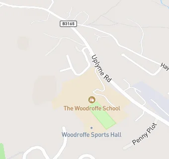 map for The Woodroffe School