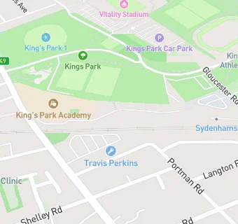 map for The Kitchen Project at Kings Park