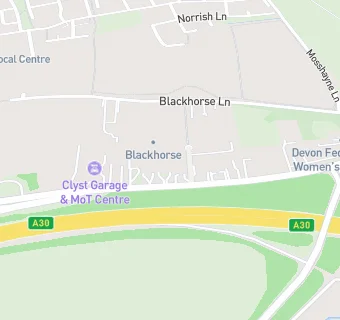 map for The Black Horse Inn