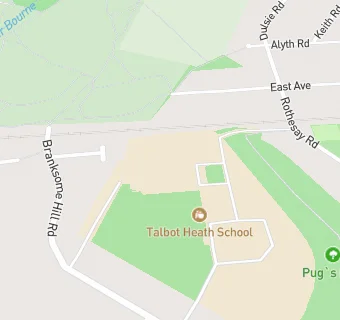 map for Talbot Heath School