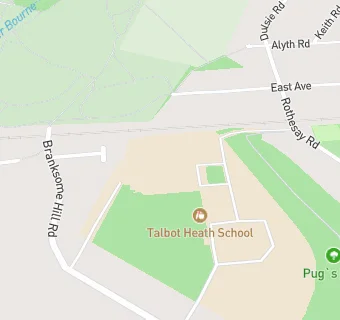 map for Talbot Heath School (Junior)