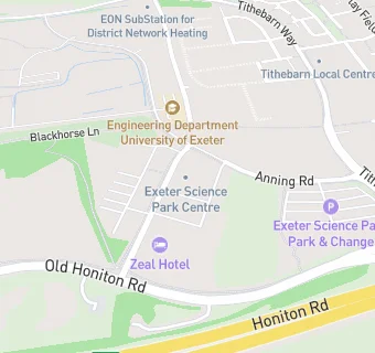 map for Exeter Science Park Limited