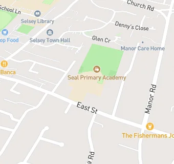 map for Seal Primary School, Selsey