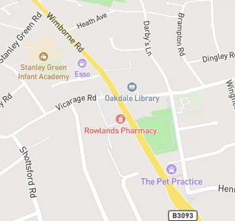 map for Rowlands Pharmacy