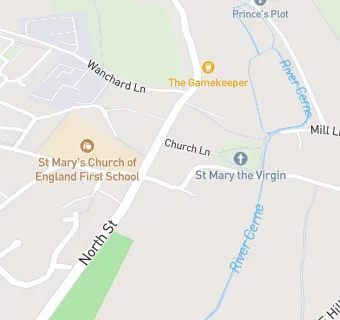 map for CHARMINSTER PRE-SCHOOL