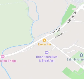 map for Exeter Inn