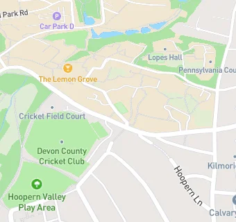 map for Devon And Exeter Squash Club