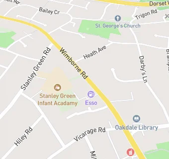 map for Oakdale Surgery