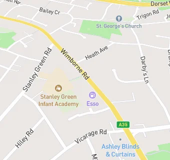 map for Oakdale Service Station