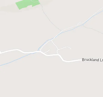 map for Higher Bruckland Farm