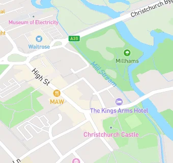 map for Christchurch Christian Centre