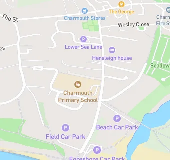 map for Charmouth Primary School