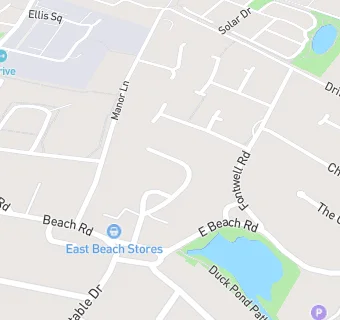 map for East Beach Evangelical Church