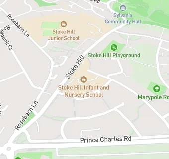 map for Stoke Hill Infant and Nursery School