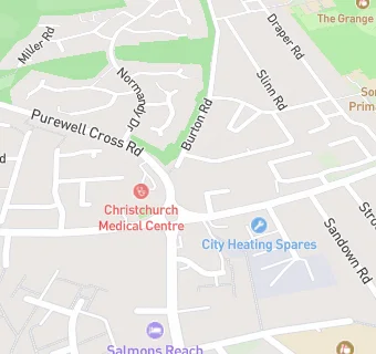 map for  Christchurch Medical Practice