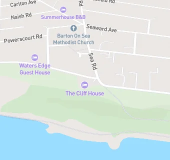 map for THE CLIFF HOUSE
