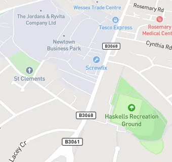 map for Newtown Conservative Club