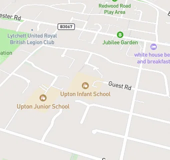 map for Upton Infants' School