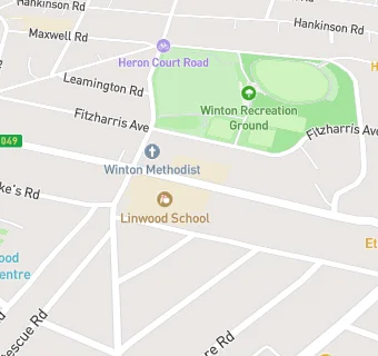 map for Linwood School