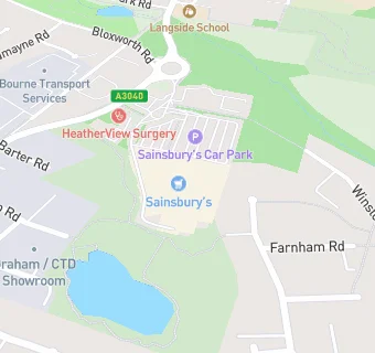 map for Sainsbury's