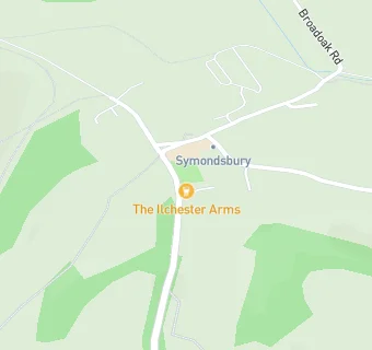 map for SYMONDSBURY KITCHEN