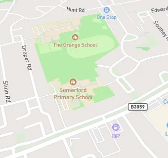 map for Somerford Primary Community School & Nursery