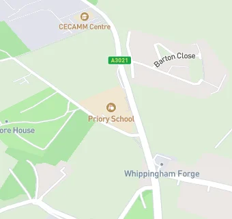 map for Whippingham Primary School