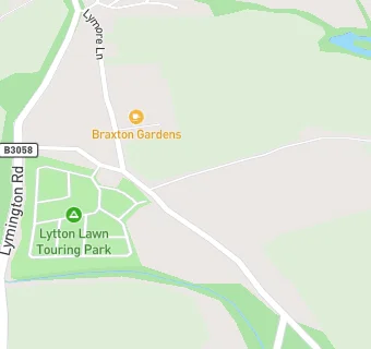 map for BRAXTON GARDENS AND TEA ROOMS