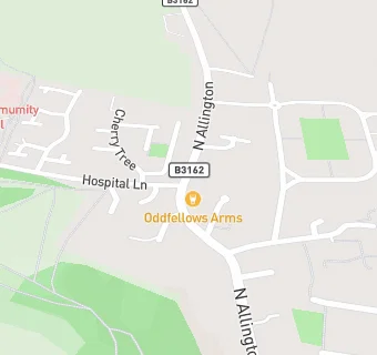 map for ODDFELLOWS ARMS