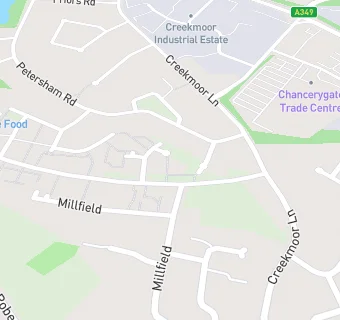 map for Creekmoor Youth Centre