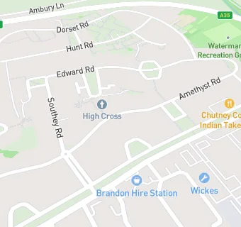 map for High Cross Church