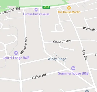 map for WINDY RIDGE CARE HOME