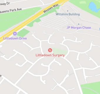 map for Littledown Surgery