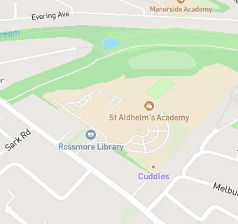 map for St Aldhelm's Academy