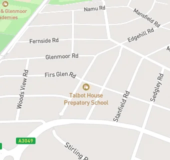 map for Talbot House School