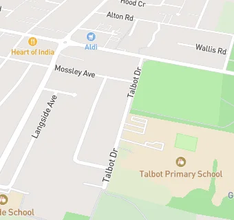 map for Talbot Primary School