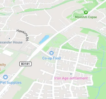 map for The Co-operative Food