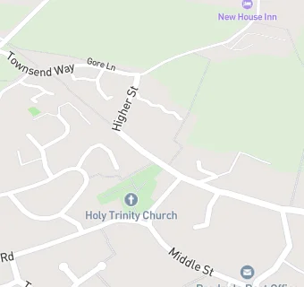 map for Holy Trinity Church, Bradpole Brunch