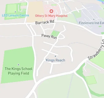 map for Kings Manor Care Home