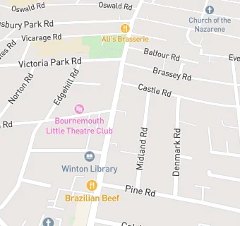 map for Royal British Legion Club